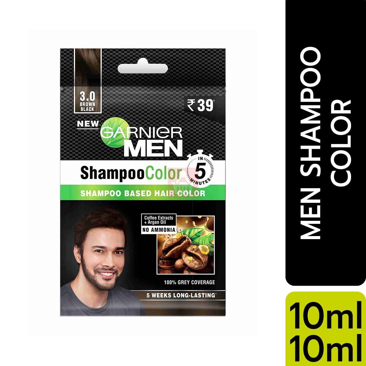 GARNIER MAN BROWN BLACK COLOR