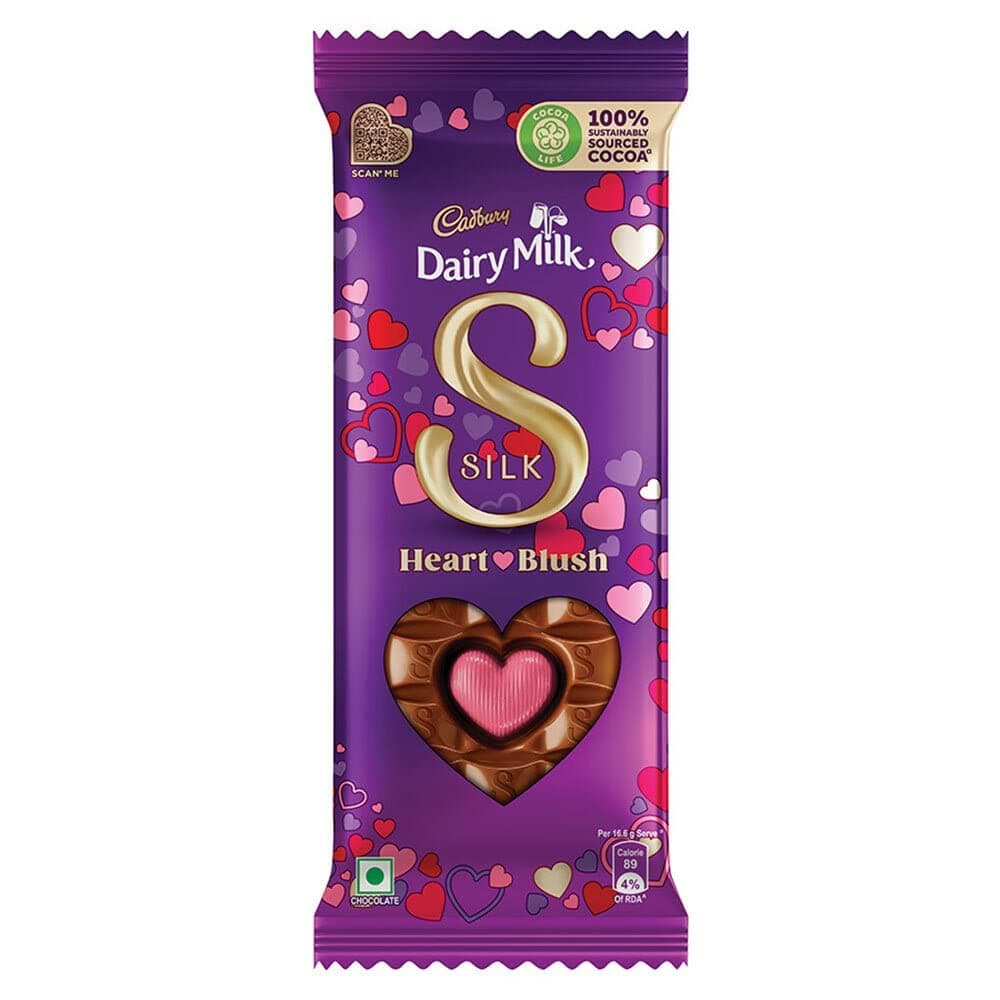 DAIRY MILK SILK HEART BLUSH CHOCOLATE
