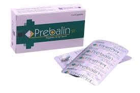 Prebalin	50 mg