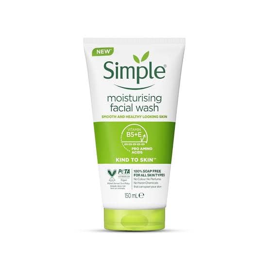 SIMPLE MOISTURISING FACIAL  WASH