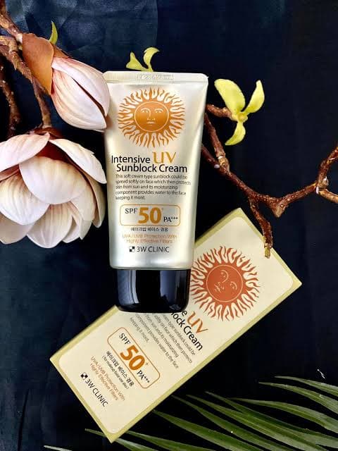 3W Clinic Intensive UV Sunblock Cream with SPF50+ PA+++ 70ml