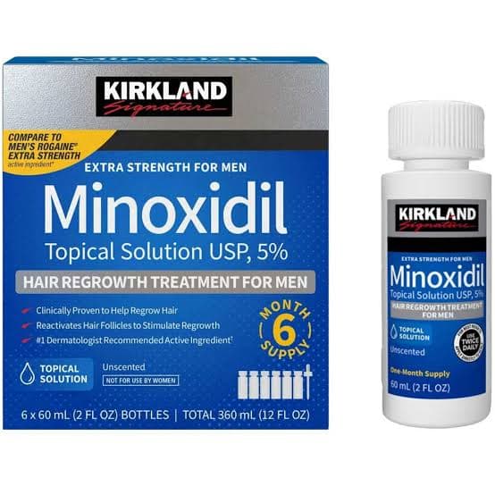 Kirkland 5% Minoxidil Extra Strength Hair Loss & Hair Regrowth Treatment for Men 60ml