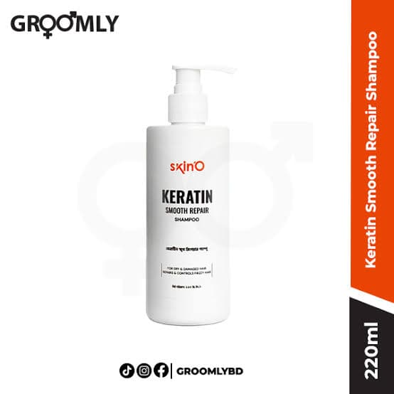 Skin'O Keratin Smooth Repair Shampoo 220ml