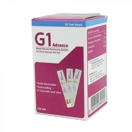 G1 ADVANCE BLOOD GLUCOSE TEST STRIP