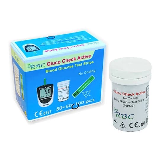 RBC BLOOD GLUCOSE TEST STRIP