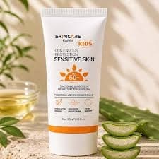Skincare Korea Kids Continuous Protection Zinc Oxide SPF 50+ PA+++ Sunscreen for Sensitive Skin