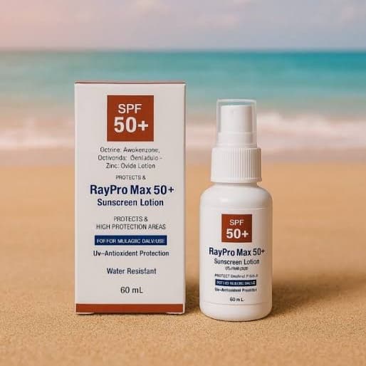 RAYPRO MAX 50+ SUNSCREEN LOTION